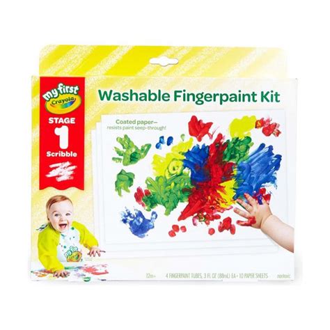 Crayola Stage 1 Washable Fingerpaint Kit